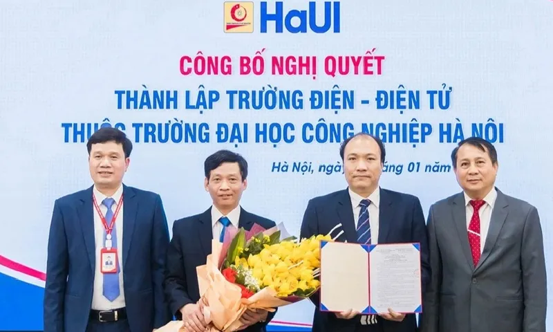 Trường đại học Công nghiệp Hà Nội công bố thành lập 2 trường mới