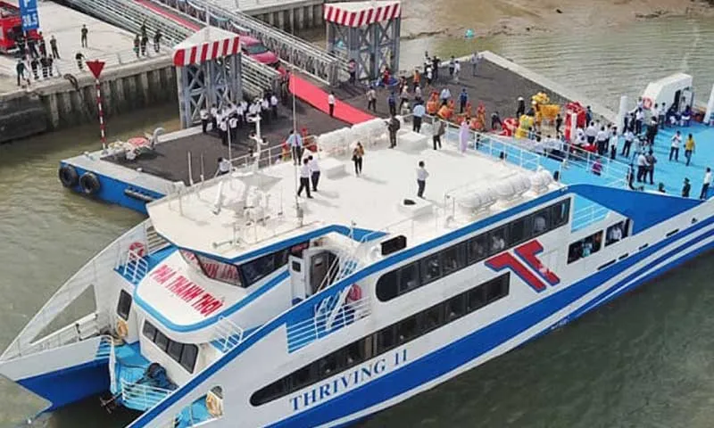 Đầu tư thêm 4 phà biển đi tuyến TPHCM - Vũng Tàu