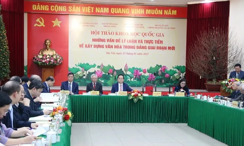 Văn hóa trong Đảng là một cấu phần đặc biệt quan trọng