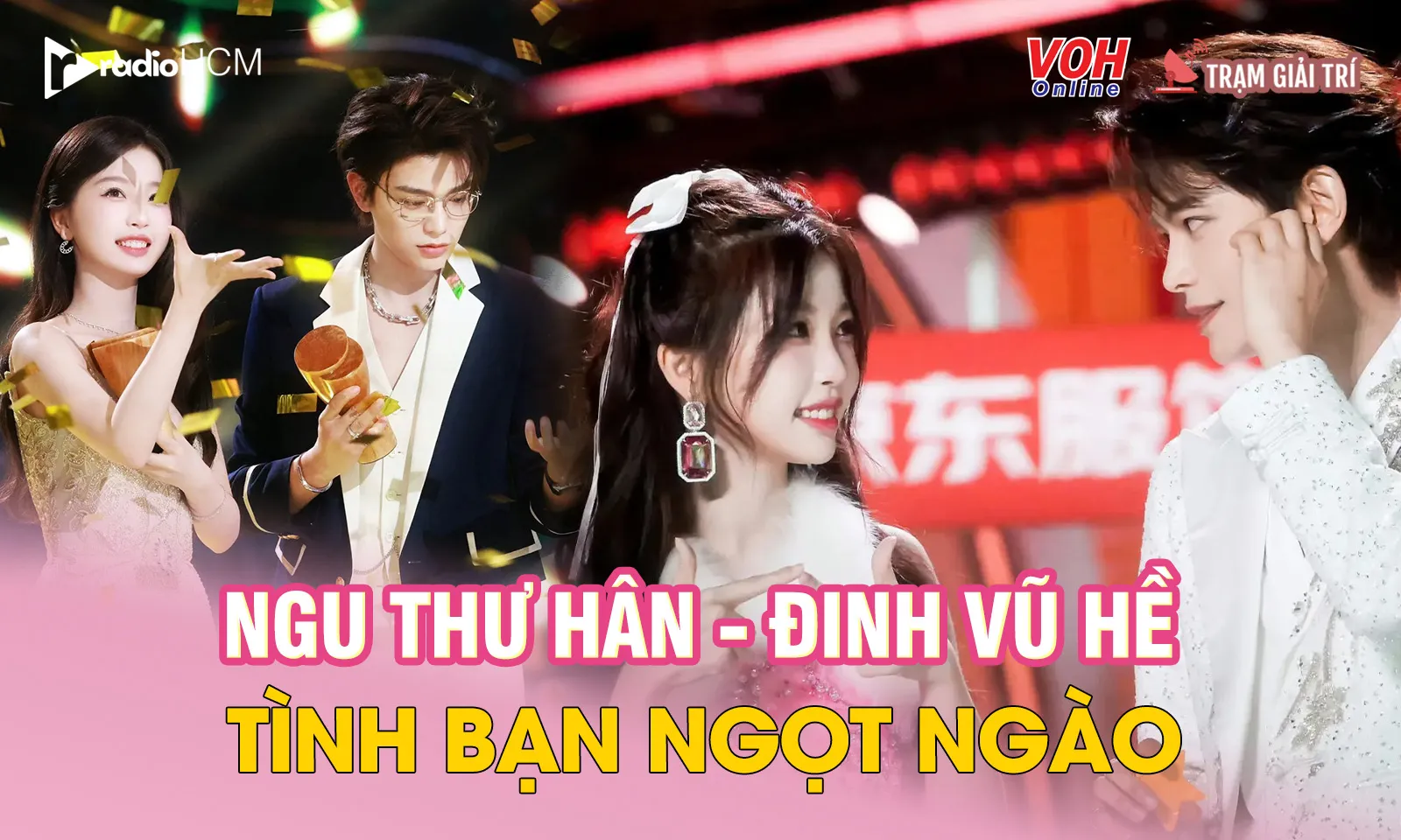 Tình bạn của Đinh Vũ Hề - Ngu Thư Hân đẹp hơn phim, fan ước thuyền Kỳ Diệu cập bến