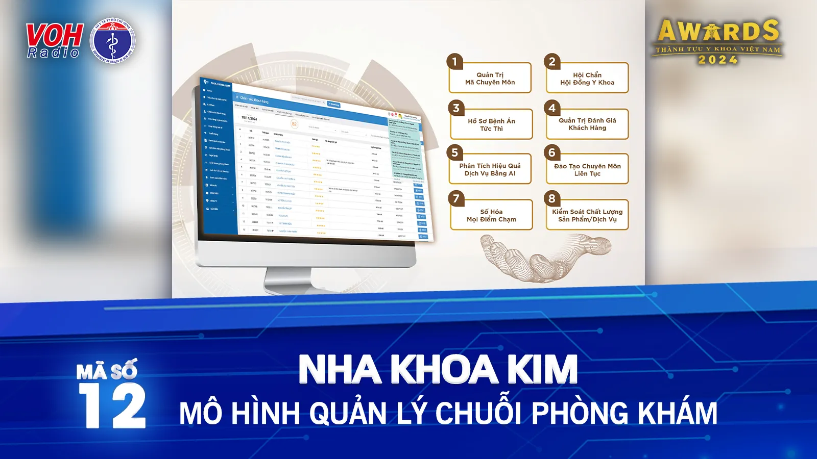 Đề cử 12: Mô hình quản lý chuỗi phòng khám