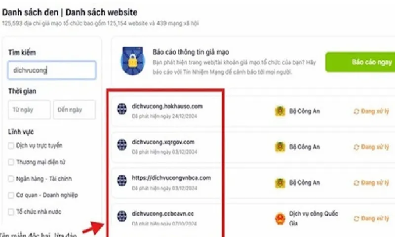 Bộ Công an hướng dẫn người dân tra cứu website lừa đảo