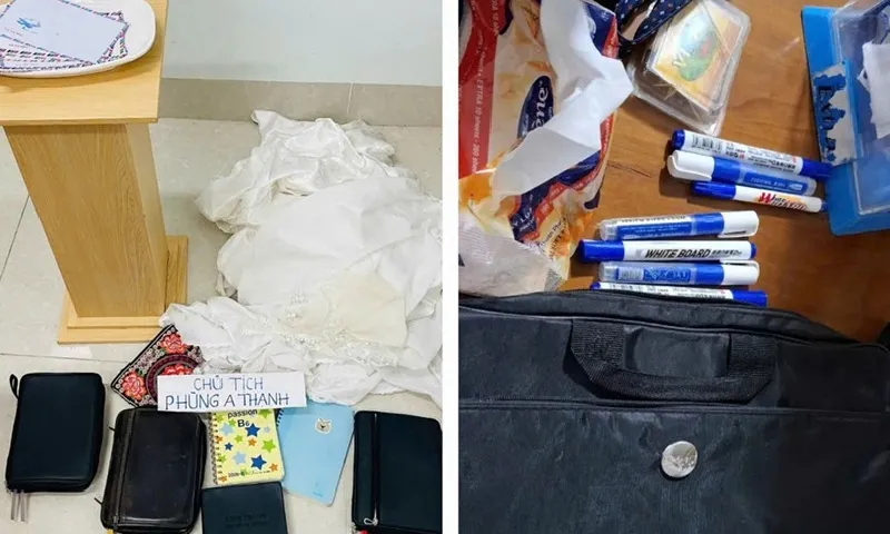 Một tụ điểm sinh hoạt hội thánh Đức Chúa trời mẹ bị bắt quả tang ở Quảng Nam