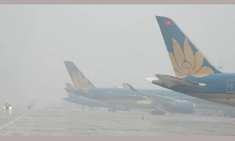 Vietnam Airlines có thể thay đổi lịch bay cận Tết vì thời tiết xấu