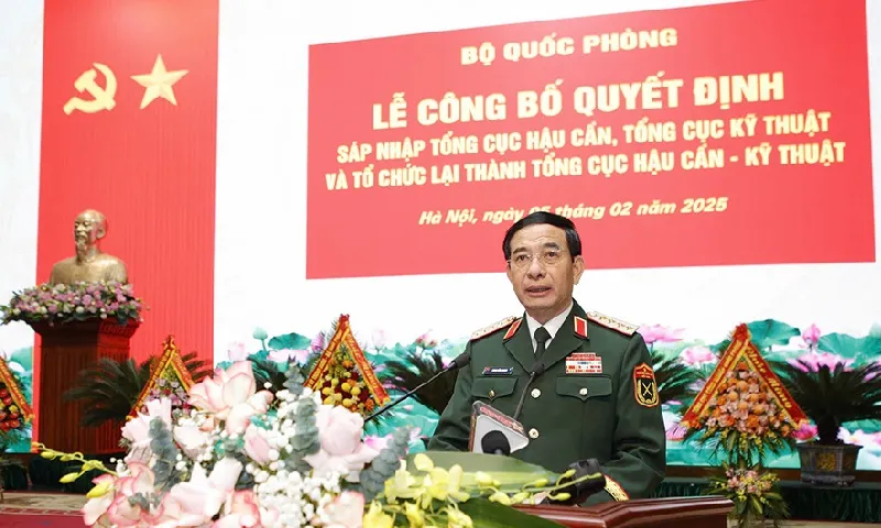 Sáp nhập Tổng cục Hậu cần và Tổng cục Kỹ thuật thuộc Bộ Quốc phòng