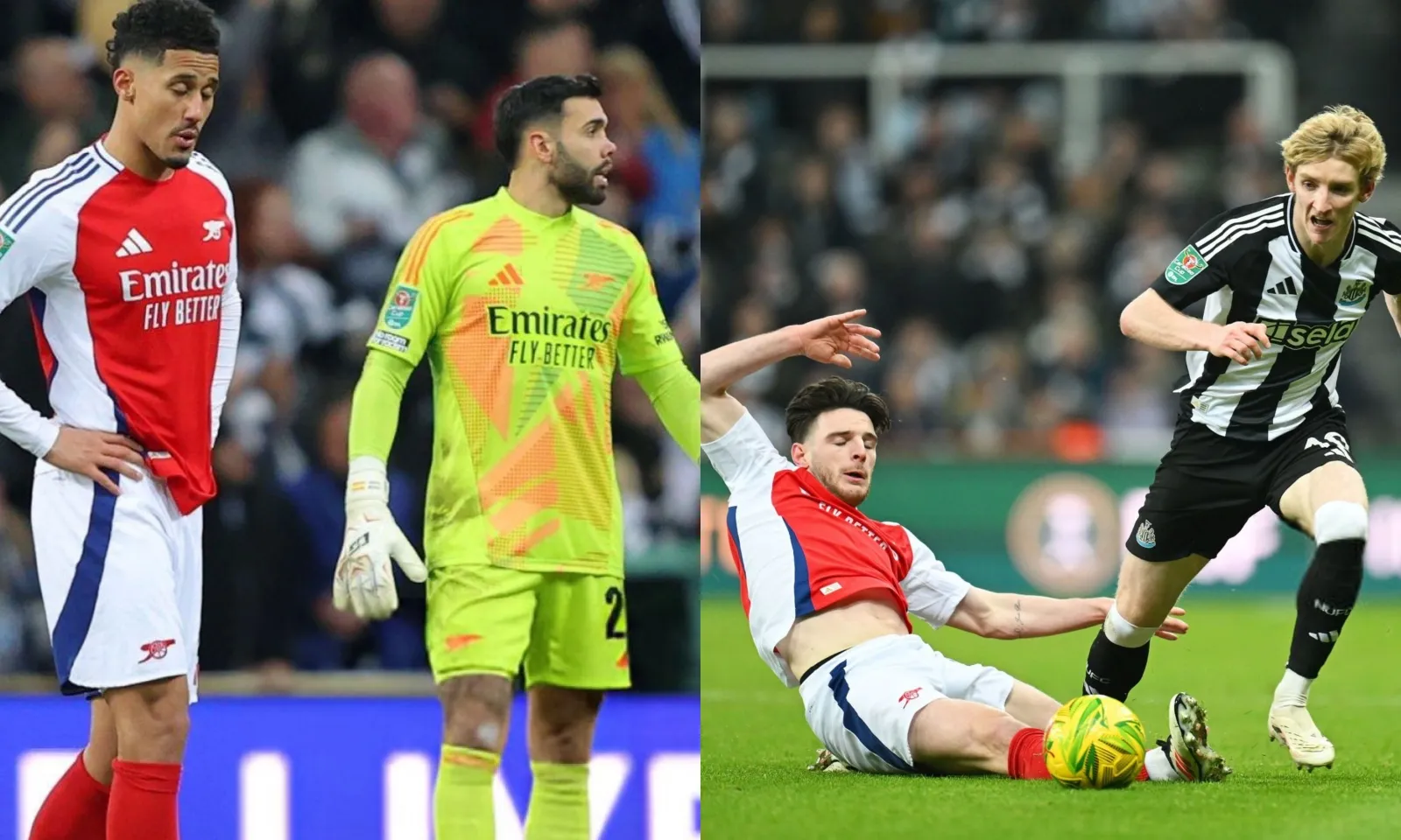 Kết quả Carabao Cup: Raya mắc sai lầm chí tử, Arsenal bị Newcastle thổi bay