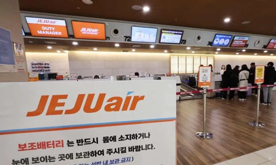 Hàng không Hàn Quốc tăng cường quy định về ‘an toàn pin’ sau vụ cháy máy bay Air Busan