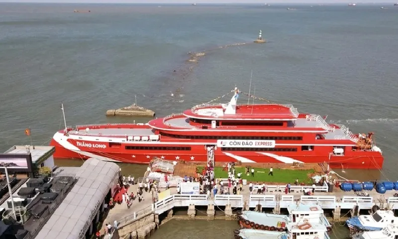 Tàu cao tốc Thăng Long tuyến Vũng Tàu – Côn Đảo hoạt động trở lại