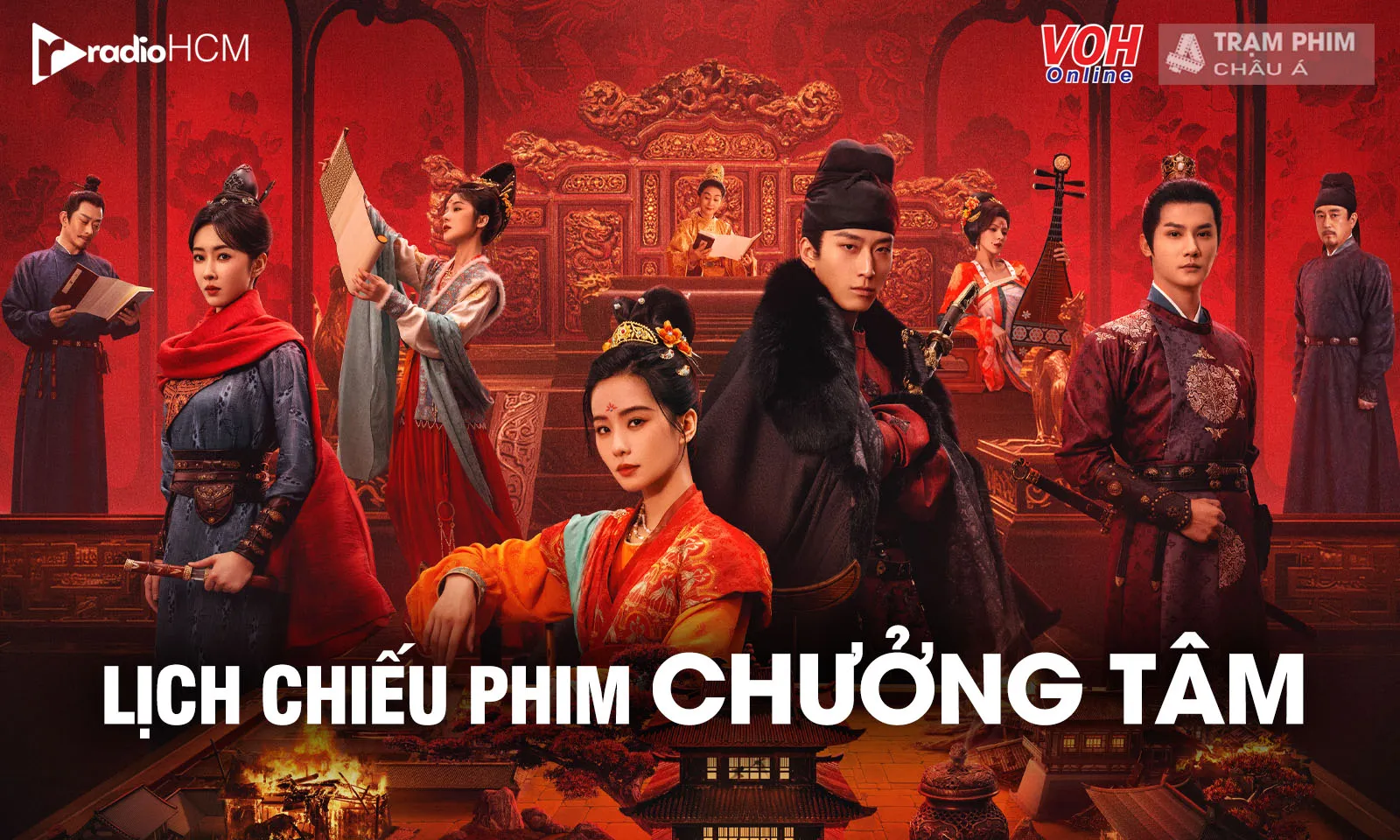 Lịch chiếu phim Chưởng Tâm của Lưu Thi Thi và Đậu Kiêu