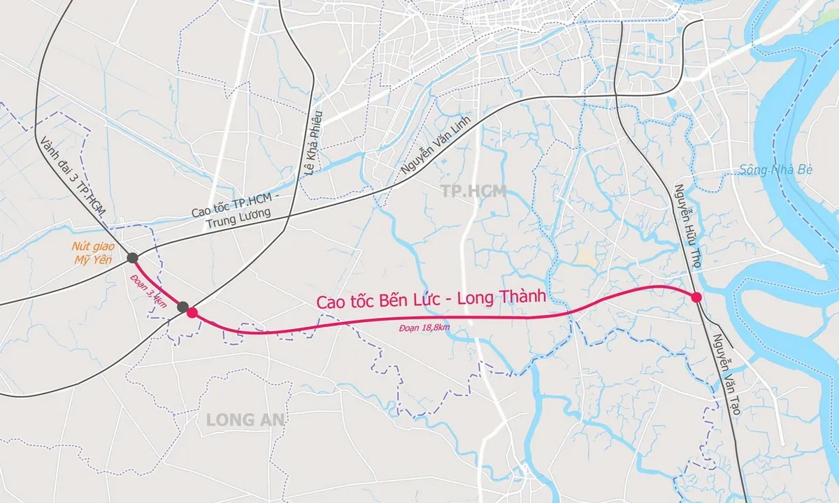 cao tốc Bến Lức - Long Thành