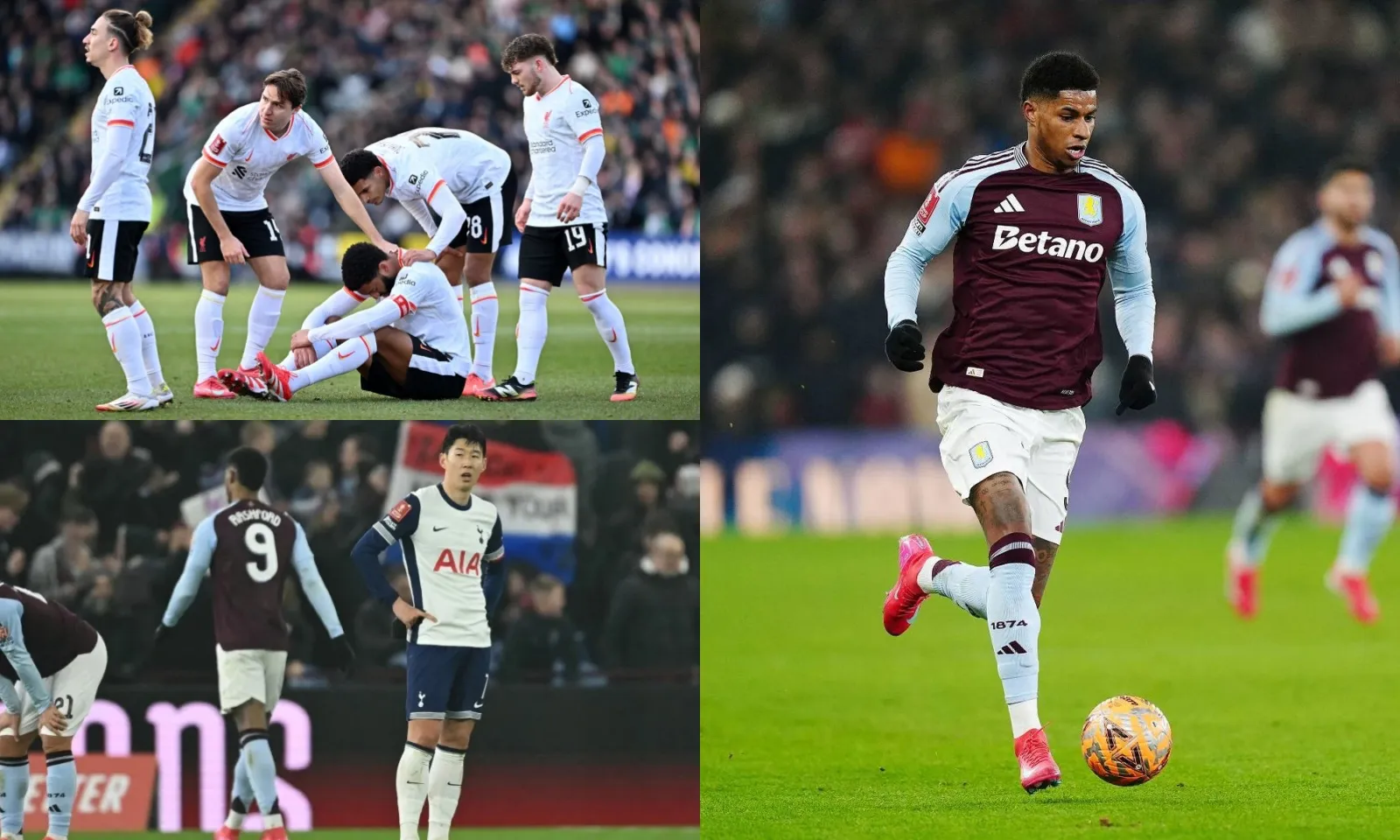 Điểm tin bóng đá 10/2: Liverpool và Tottenham bị loại khỏi FA Cup | Rashford gây rạn nứt Aston Villa