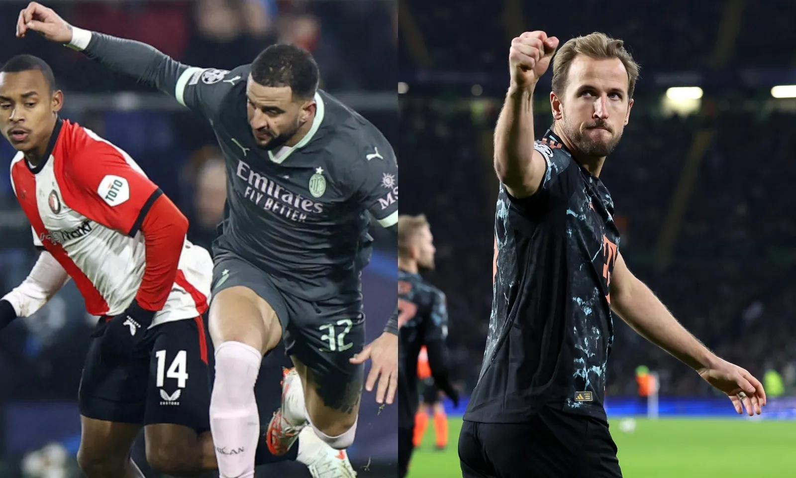 Kết quả Champions League hôm nay: AC Milan thua đau | Kane toả sáng giúp Bayern Munich chiến thắng