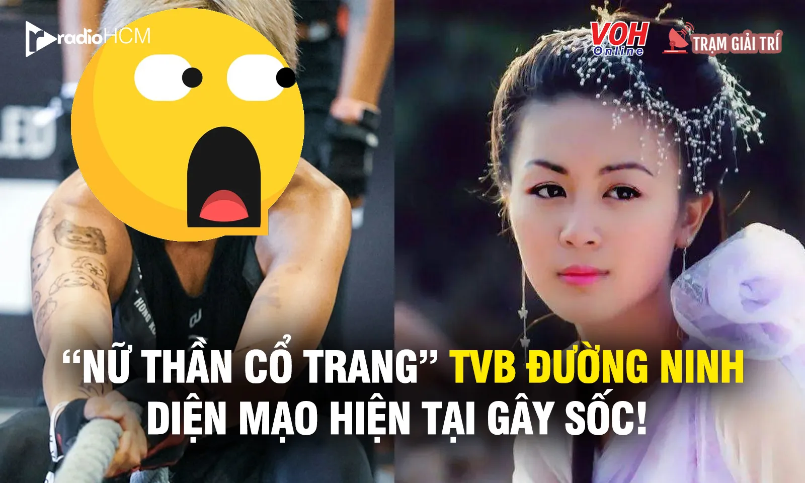 Ngọt nữ TVB đình đám một thời gây sốc với diện mạo cơ bắp tuổi U50