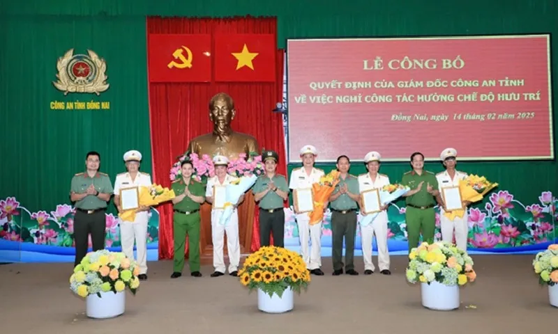 Đồng Nai: 13 lãnh đạo công an cấp phòng, cấp huyện tự nguyện nghỉ hưu trước tuổi