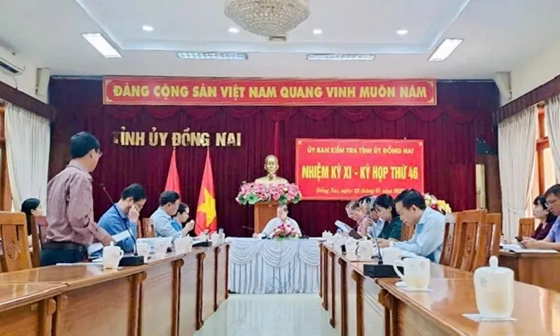 Đồng Nai: Ủy ban Kiểm tra tỉnh ủy kết luận vi phạm một số tổ chức Đảng, cán bộ chủ chốt