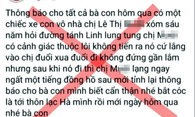 Công an bác bỏ tin đồn bắt cóc trẻ em tại Bình Thuận, Khánh Hòa, Đắk Lắk