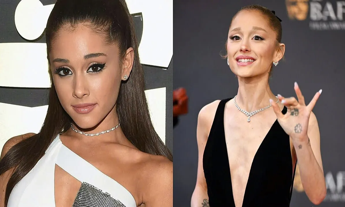 Choáng với thân hình gầy trơ xương của Ariana Grande