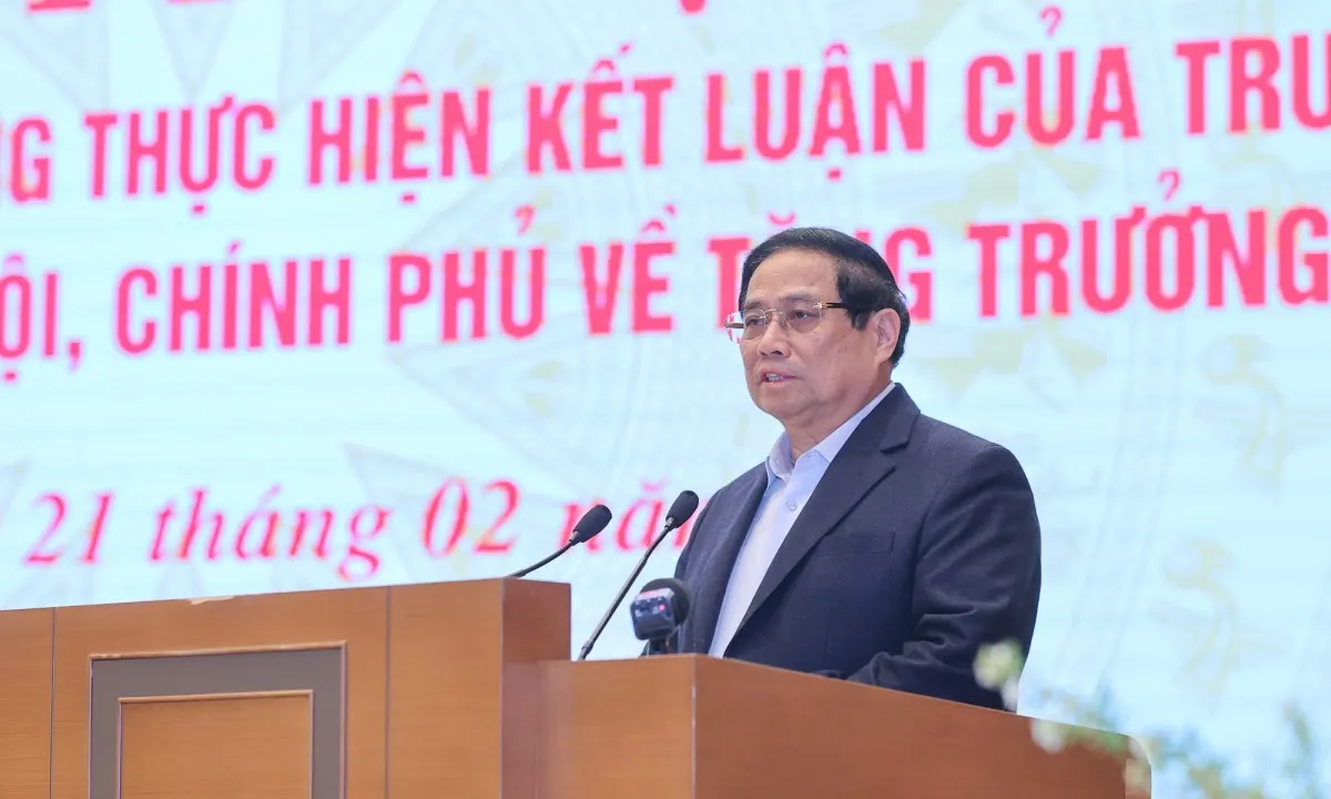 Thủ tướng: Duy trì tăng trưởng cao, bền vững liên tục trong thời gian từ nay tới 2045