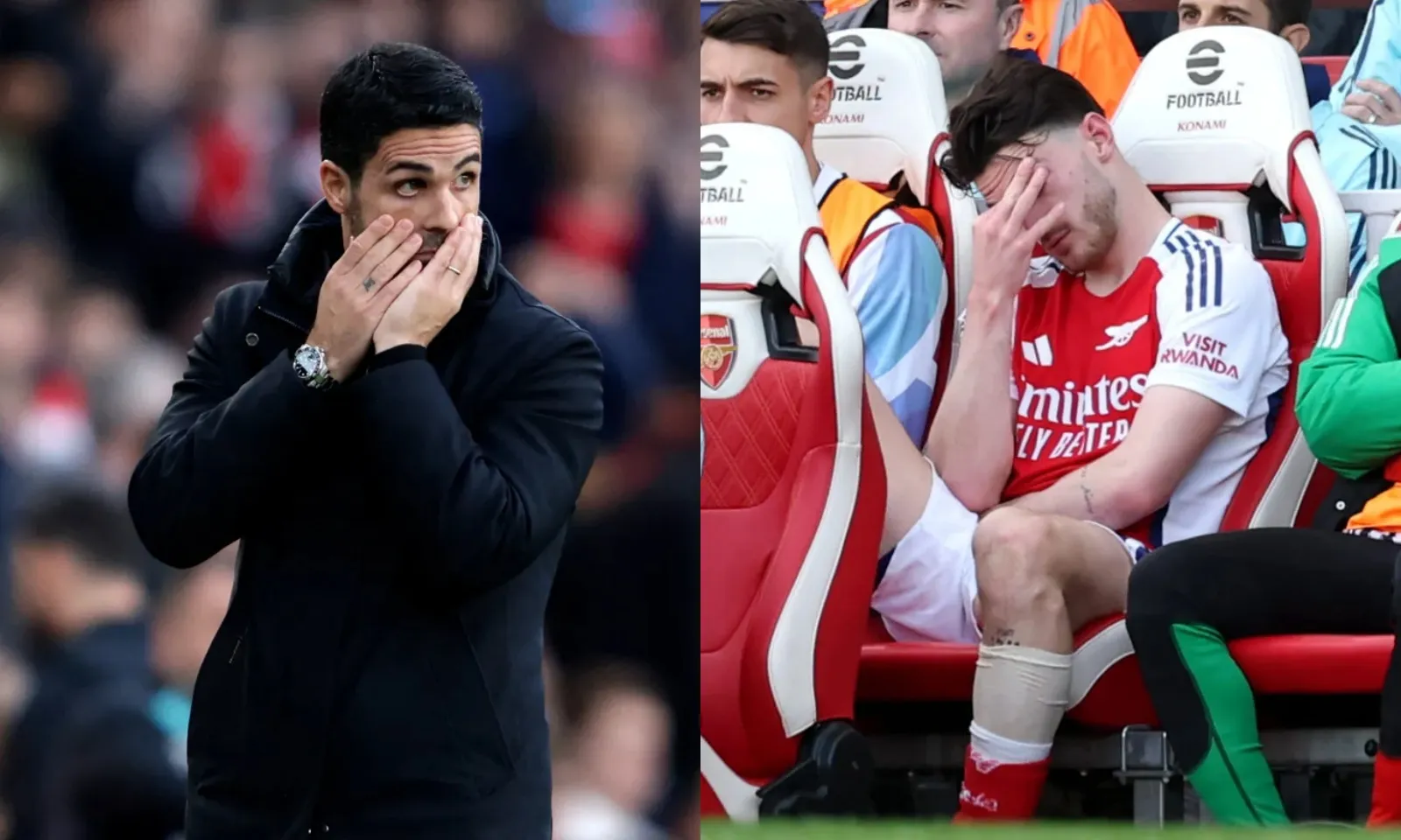 Arteta ra quyết định lạ lùng với Declan Rice khiến Arsenal thua West Ham