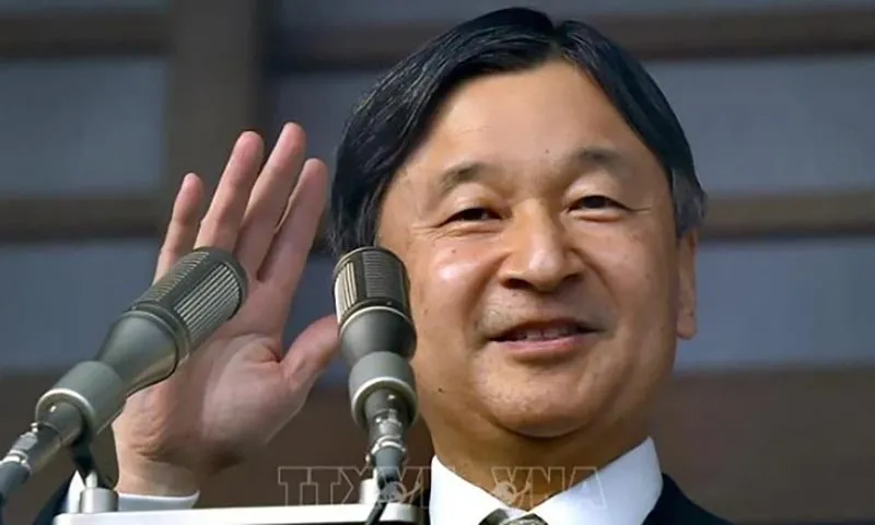 Nhà vua Nhật Bản Naruhito. Ảnh  AFP TTXVN