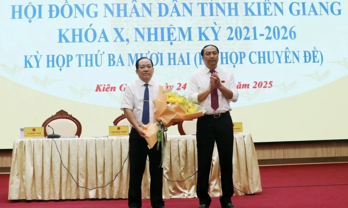 Ông Nguyễn Thanh Phong giữ chức phó Chủ tịch UBND tỉnh Kiên Giang