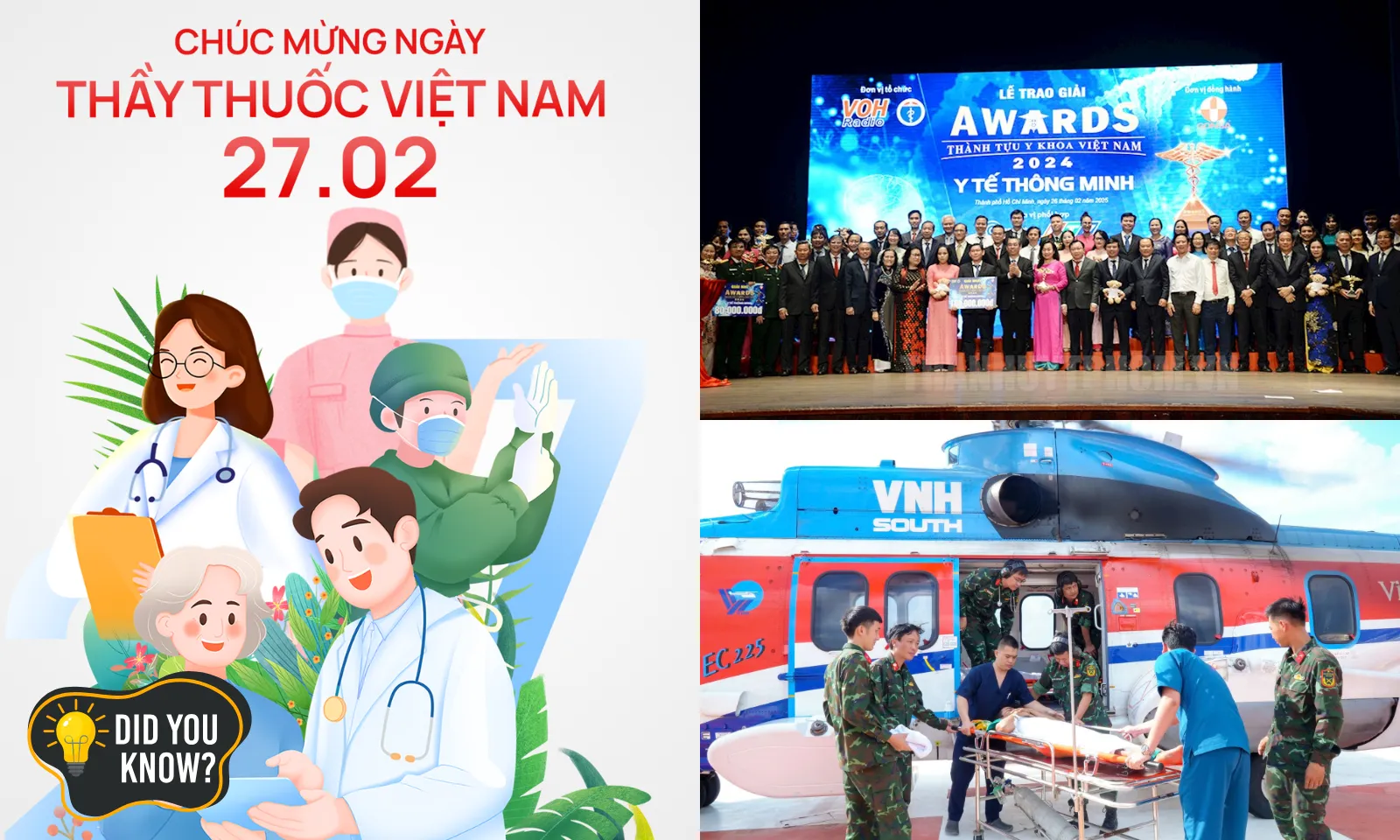Bạn có biết 27/2: 20 công trình y tế thông minh được vinh danh | Hôm nay, ngày Thầy thuốc Việt Nam
