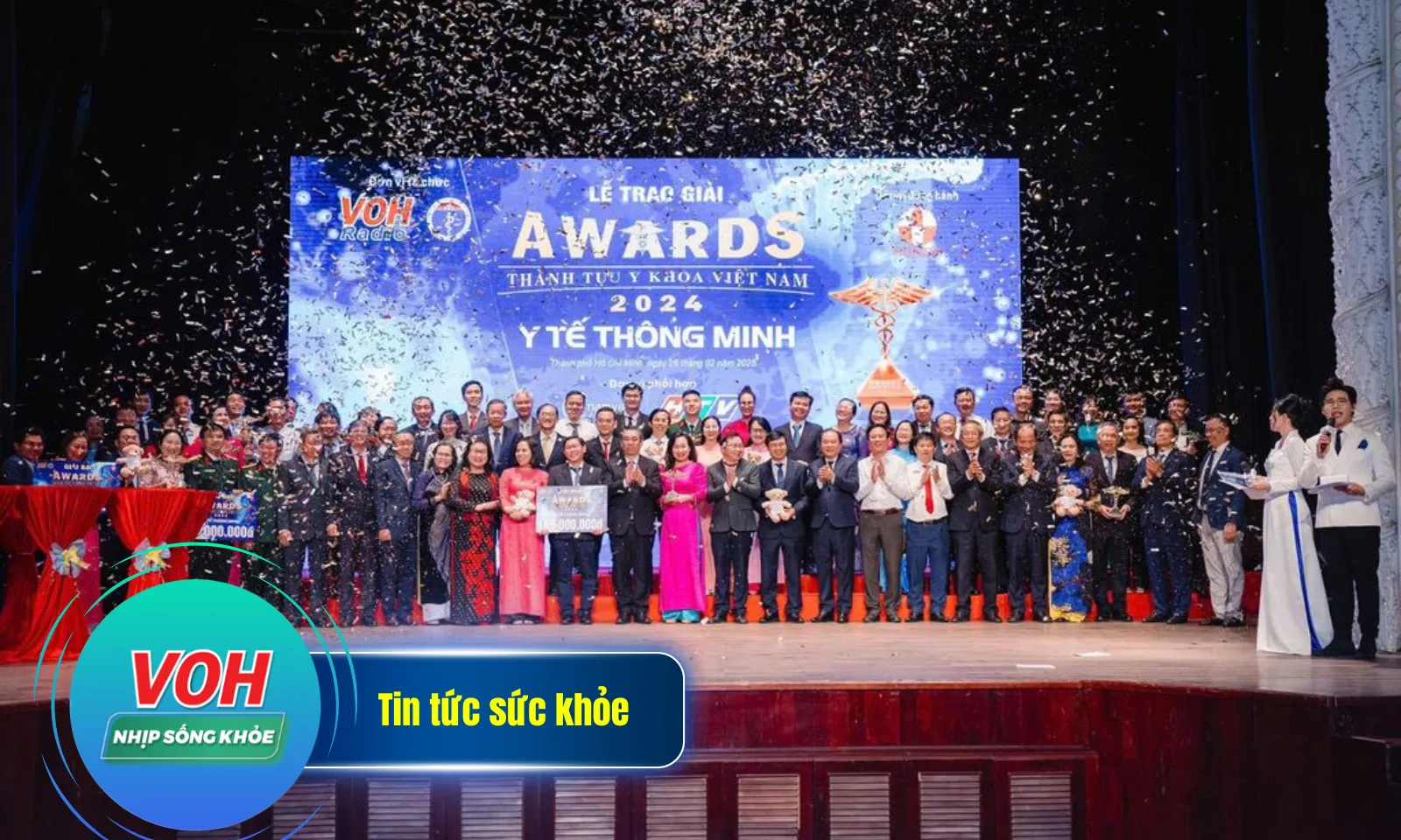 Nhịp Sống Khỏe 27/2:Vinh danh các công trình Y tế thông minh tại Lễ trao giải Thành tựu Y khoa 2024