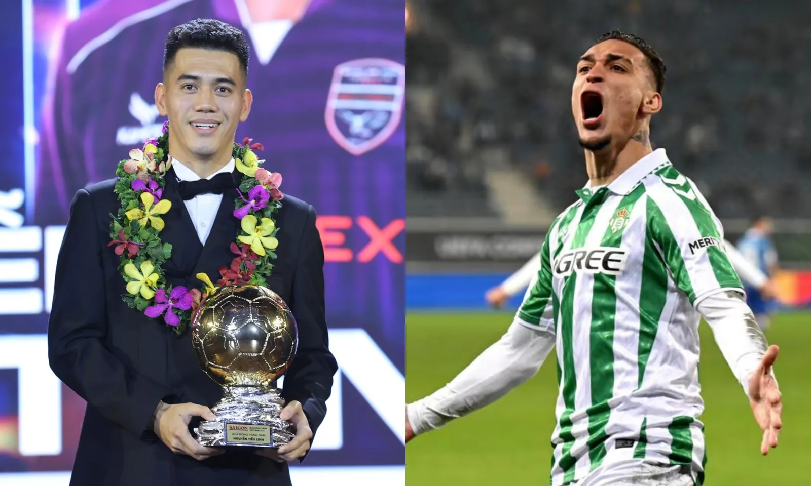 Điểm tin bóng đá 27/2: Tiến Linh giành Quả bóng vàng | Antony được tháo gông đấu Real Madrid