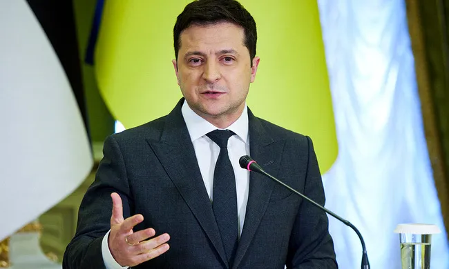 Tong thong Ukraine Volodymyr Zelensky  AP