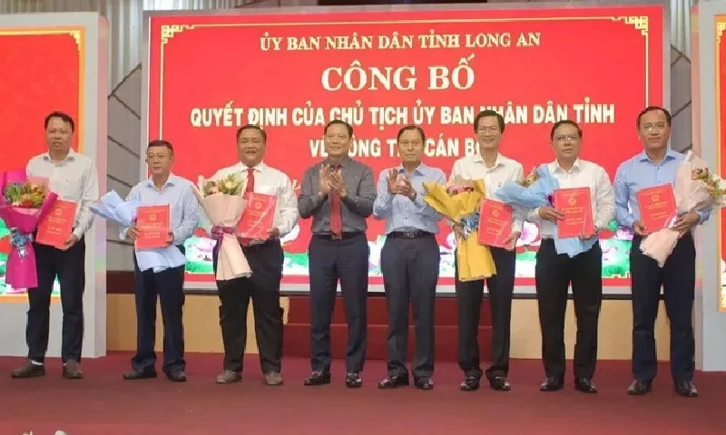 Long An: Bổ nhiệm các lãnh đạo cho 5 sở và 1 ban mới