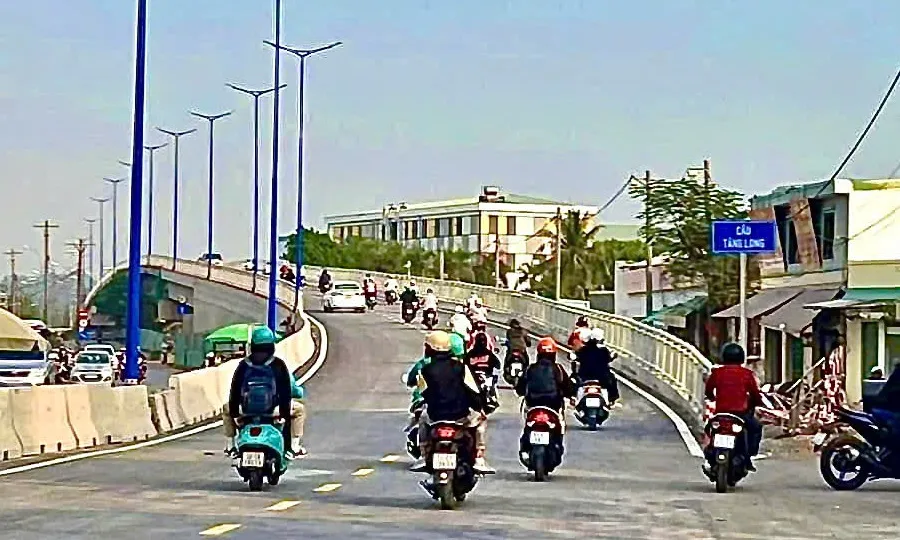 Nhánh cầu Tăng Long tại TP Thủ Đức chính thức thông xe
