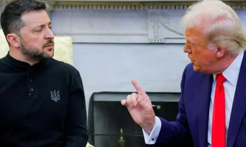 Căng thẳng bùng nổ giữa ông Trump và ông Zelensky tại Nhà Trắng