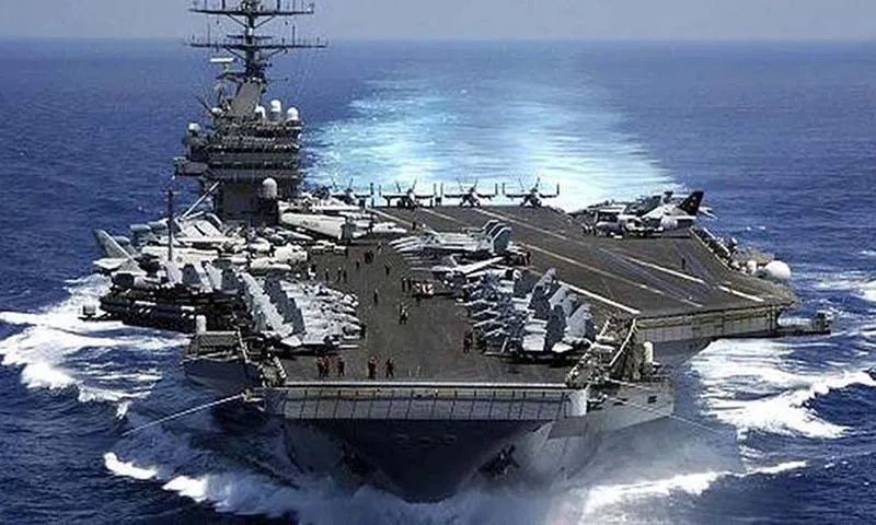 Tàu sân bay USS Carl Vinson. Ảnh US navy