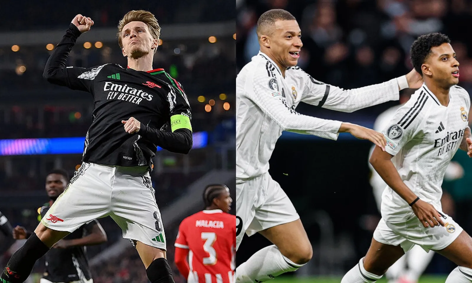 Kết quả Champions League hôm nay: Arsenal đại thắng kinh thiên động địa | Real Madrid hạ Atletico