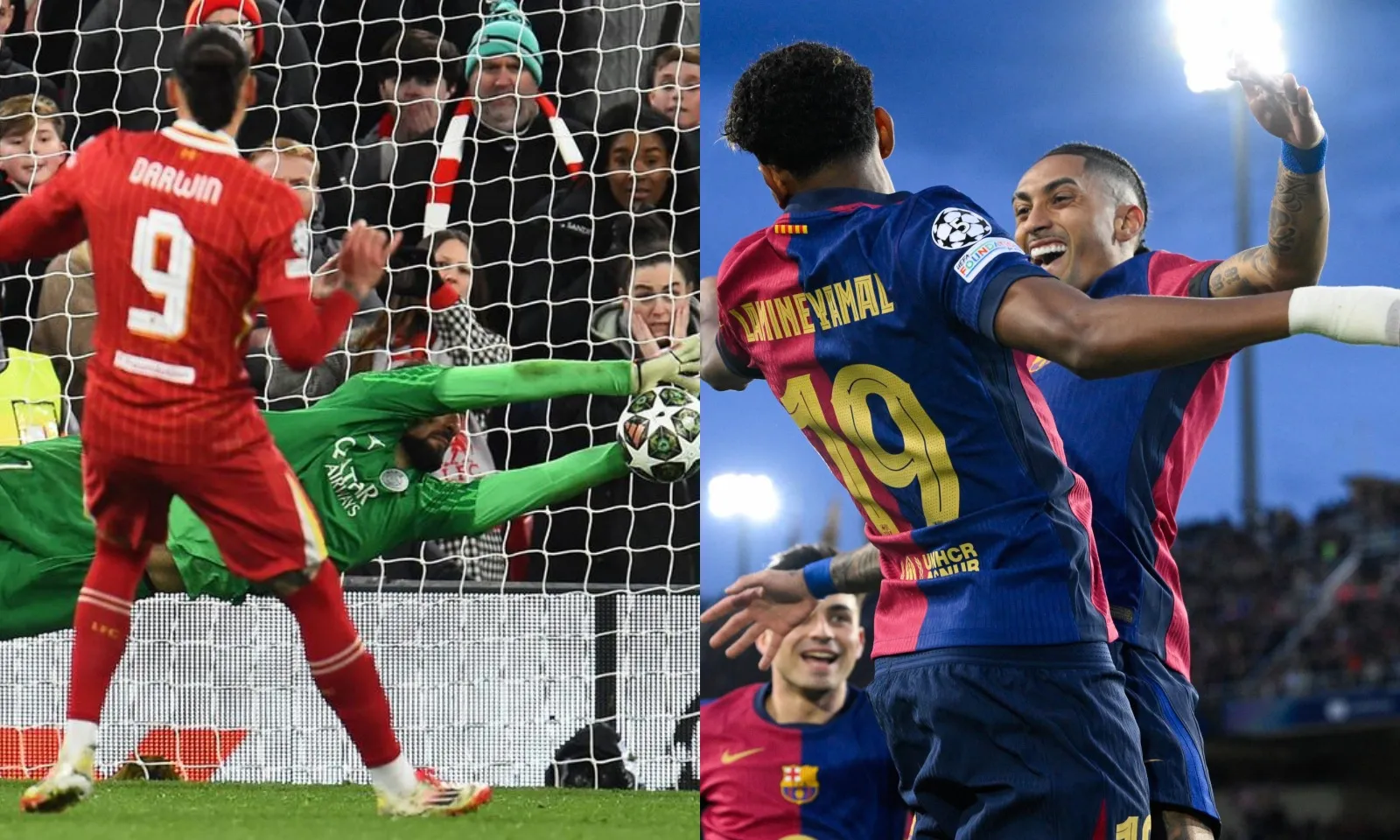 Kết quả Champions League hôm nay: Liverpool bị PSG loại trên chấm penalty | Barca đè bẹp Benfica