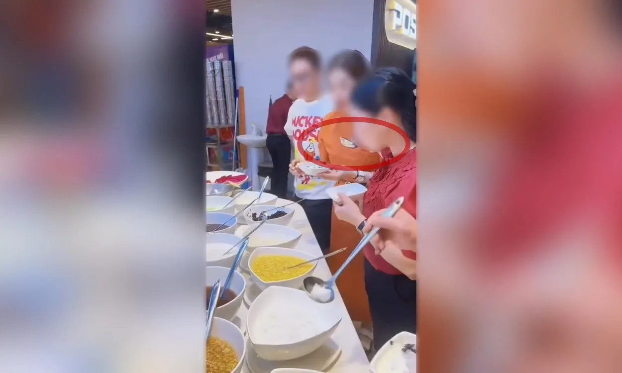 Hành vi thiếu ý thức tại nhà hàng buffet gây tranh cãi
