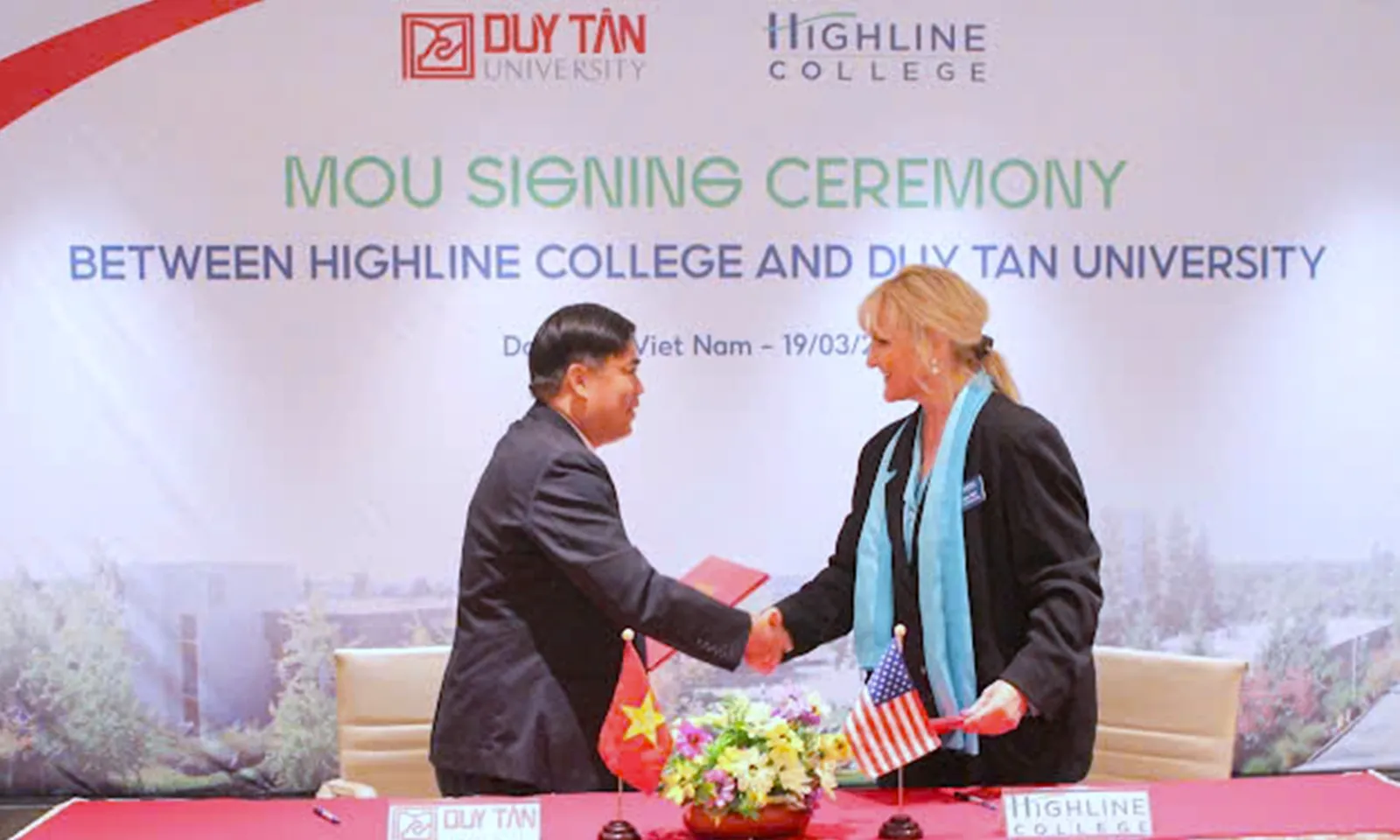 Đại học Duy Tân hợp tác với Highline College: Mở ra cơ hội học tập toàn cầu cho sinh viên