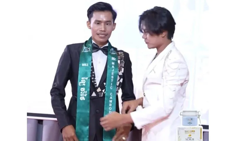 Cuộc thi Nam vương Campuchia 2025 tạo nhiều tranh cãi trên mạng xã hội