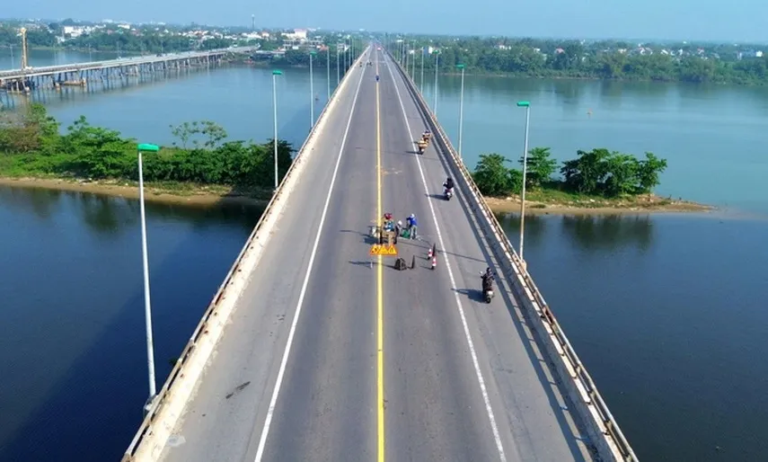 Quảng Nam: Hoàn thành sửa chữa, chính thức thông xe cầu Câu Lâu mới