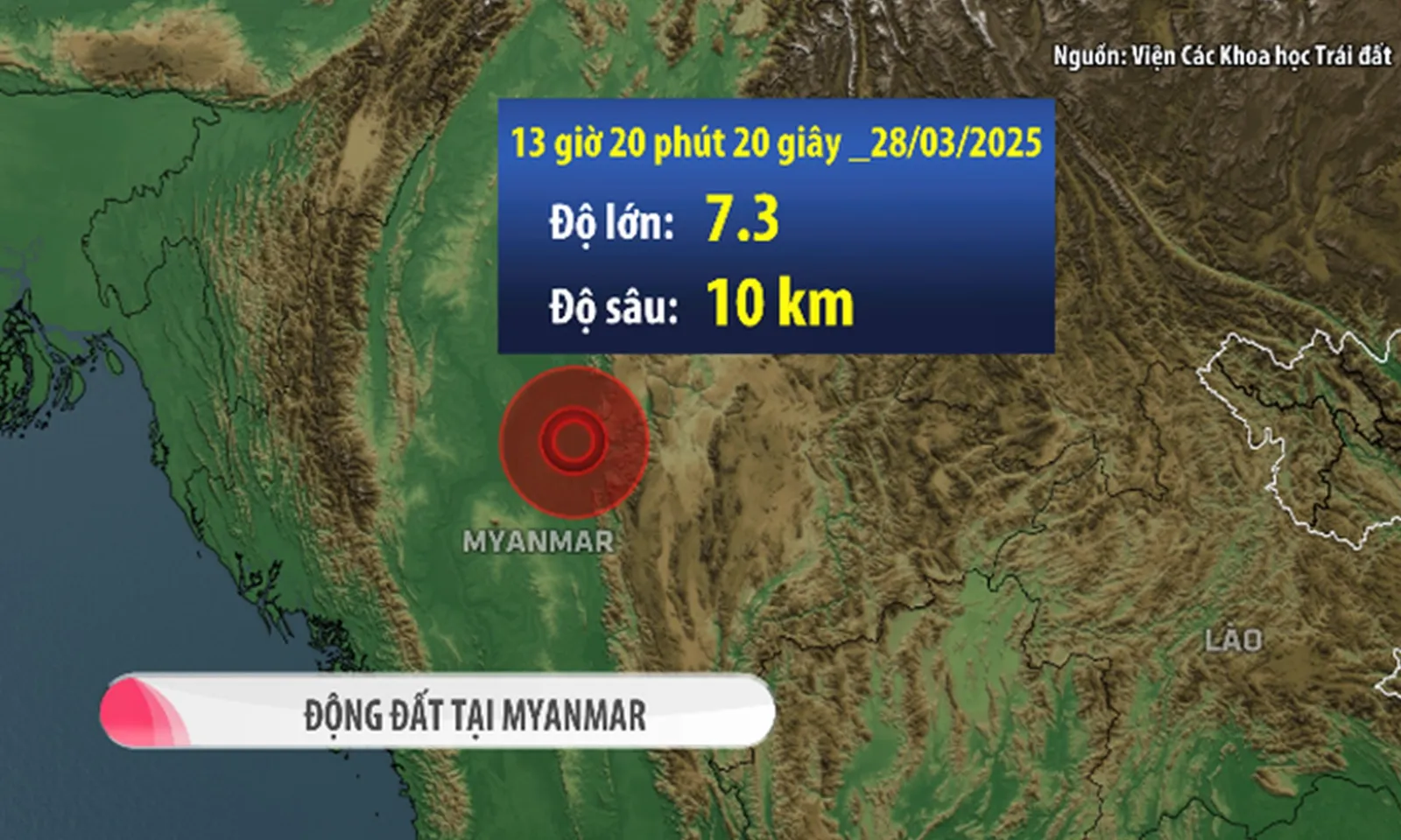 Theo dõi sát tình hình, bảo hộ công dân Việt Nam sau trận động đất tại Myanmar