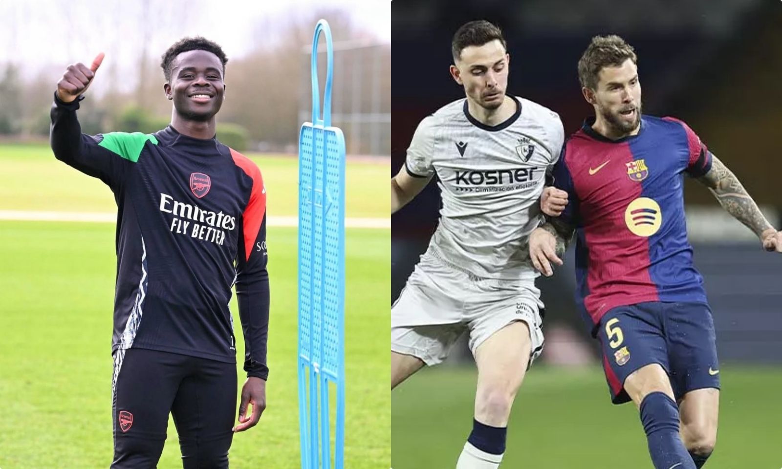 Điểm tin bóng đá 28/3: Arsenal đón Saka tái xuất | Bại tướng tố Barca gian lận