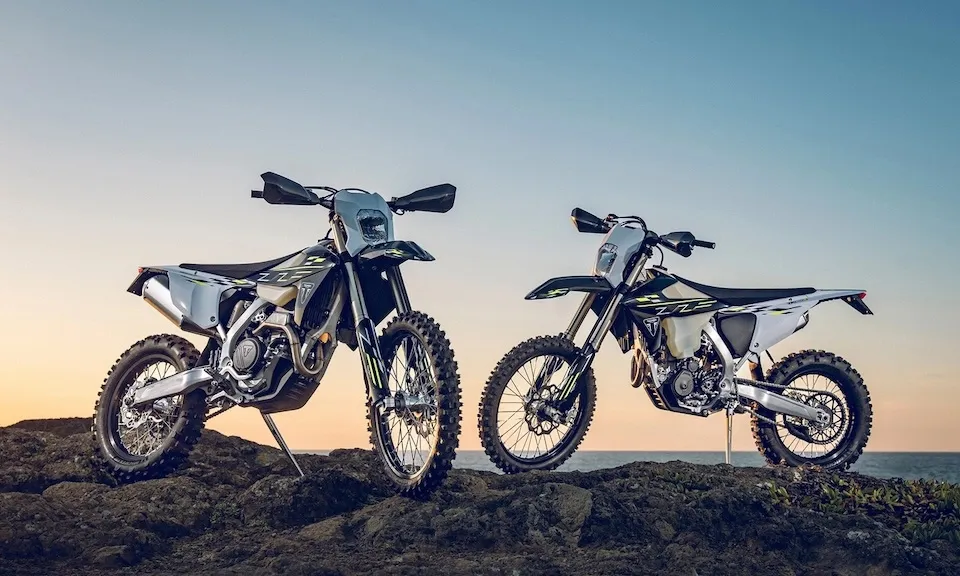 Triumph chính thức ra mắt bộ đôi mô tô địa hình TF 250-E và TF 450-E