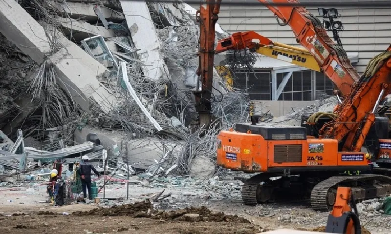 Các công ty Trung Quốc được kêu gọi tuân thủ luật khi bị điều tra vụ sập tòa nhà ở Thái Lan