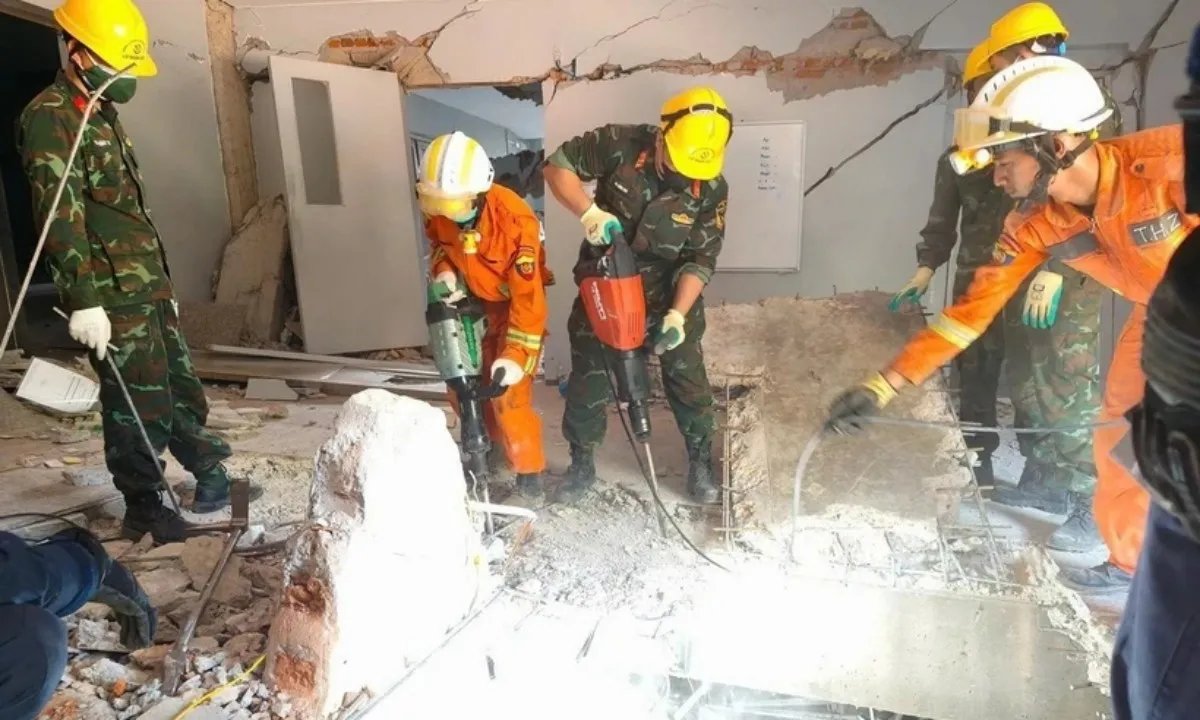 Quốc tế đánh giá cao sự chuyên nghiệp và nhiệt tình của lực lượng cứu hộ Việt Nam tại Myanmar
