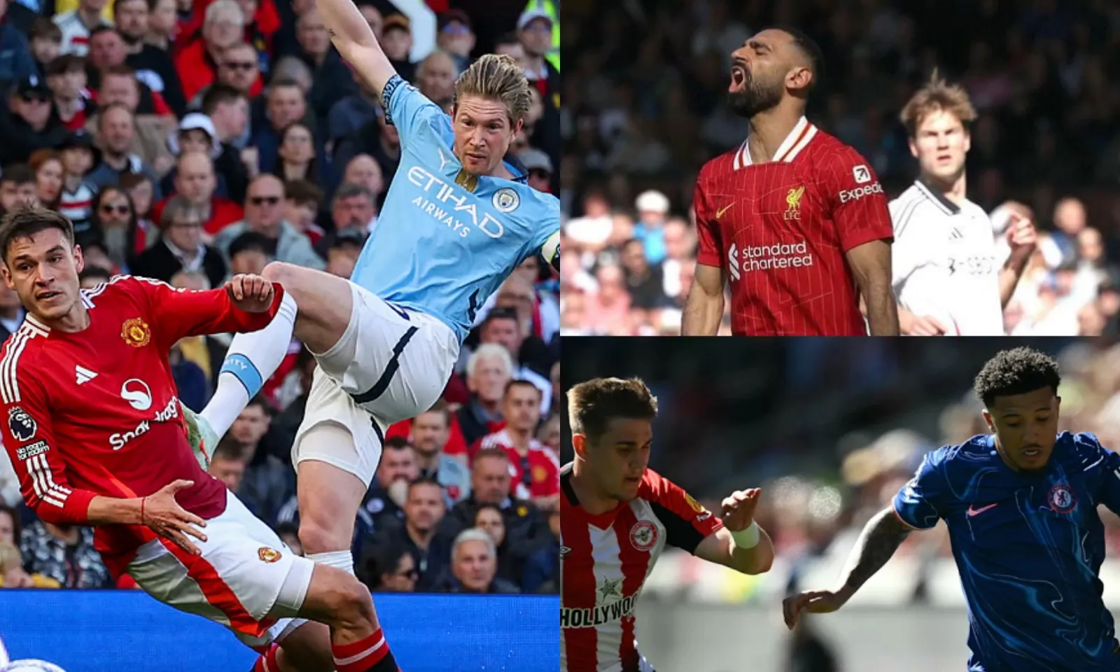 Kết quả Ngoại hạng Anh vòng 31: MU và Man City bất phân thắng bại | Liverpool cùng Chelsea sảy chân