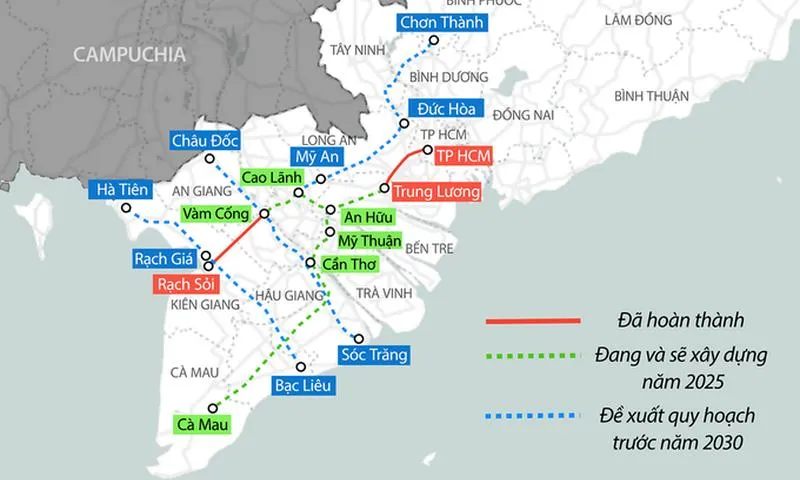 Đồng Tháp được đề nghị đẩy nhanh tiến độ cao tốc Mỹ An - Cao Lãnh