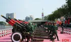 Diễn tập pháo binh tại bến Bạch Đằng phục vụ cho đại lễ 30/4
