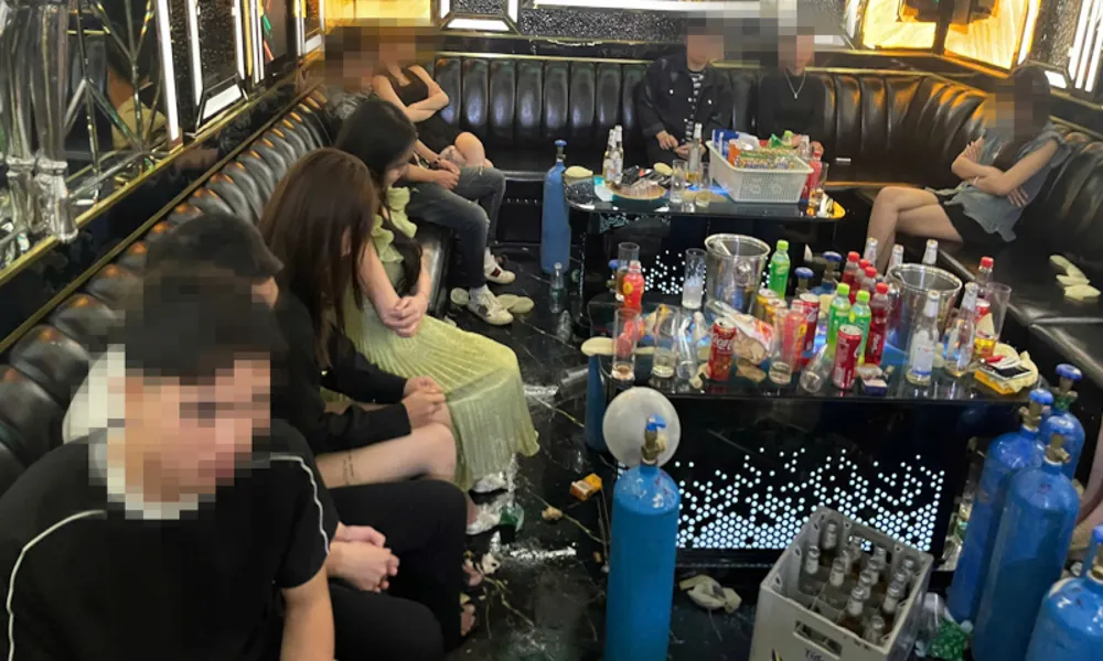 Phát hiện cơ sở karaoke kinh doanh bóng cười trái phép tại Lạng Sơn