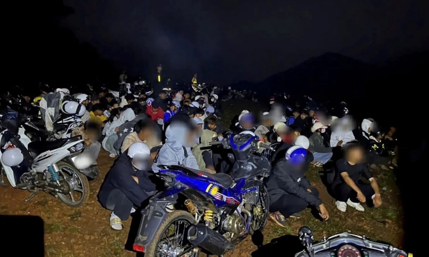 Đắk Nông: Tạm giữ 78 xe máy của nhóm thanh niên săn mây gây mất an ninh, trật tự