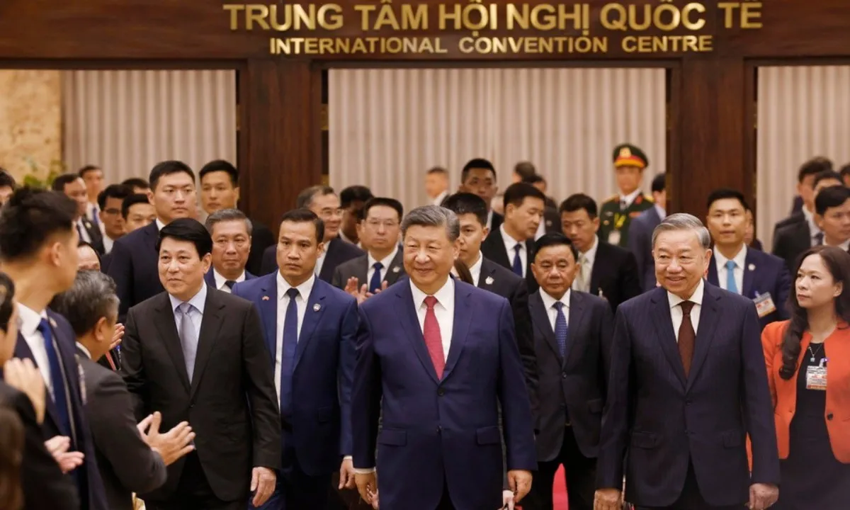Chiêu đãi trọng thể chào mừng Tổng Bí thư, Chủ tịch nước Trung Quốc Tập Cận Bình